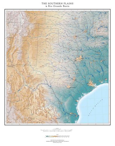 The Southern Plains Rio Grande Basin Map Ravenmaps Com